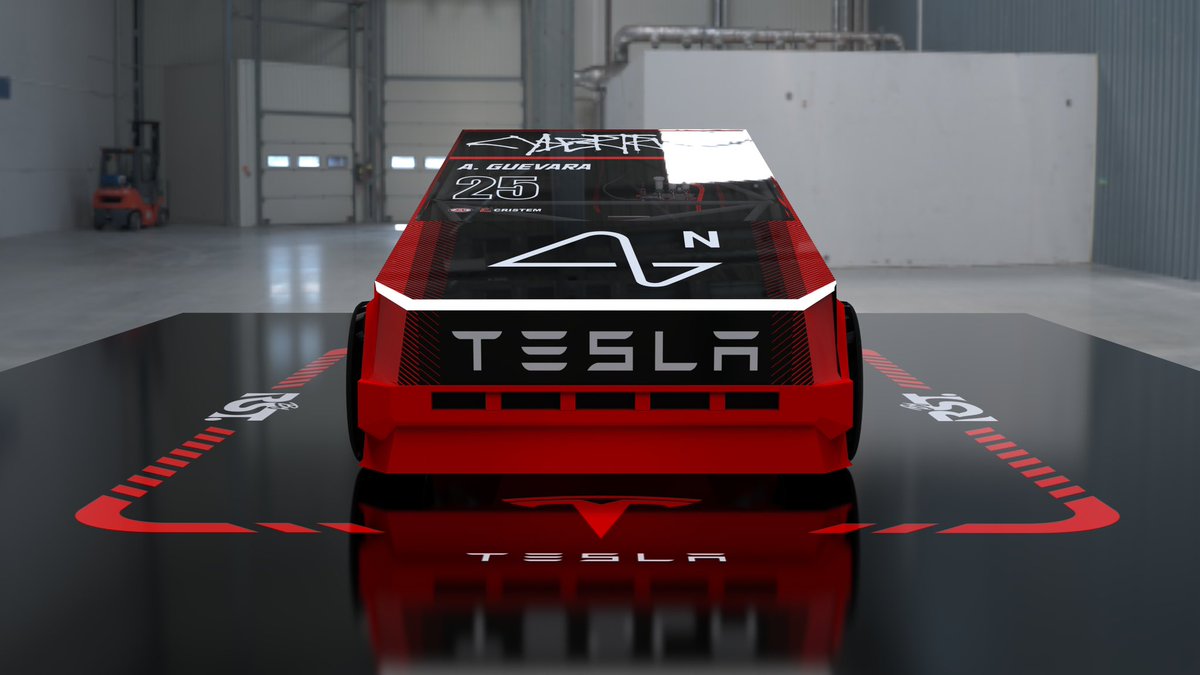 La <a href="/Tesla/">Tesla</a>  para #TCPK <a href="/actcargentina/">Turismo Carretera ACTC</a>
Qué tan lejos de la
Realidad estamos con este boceto ?