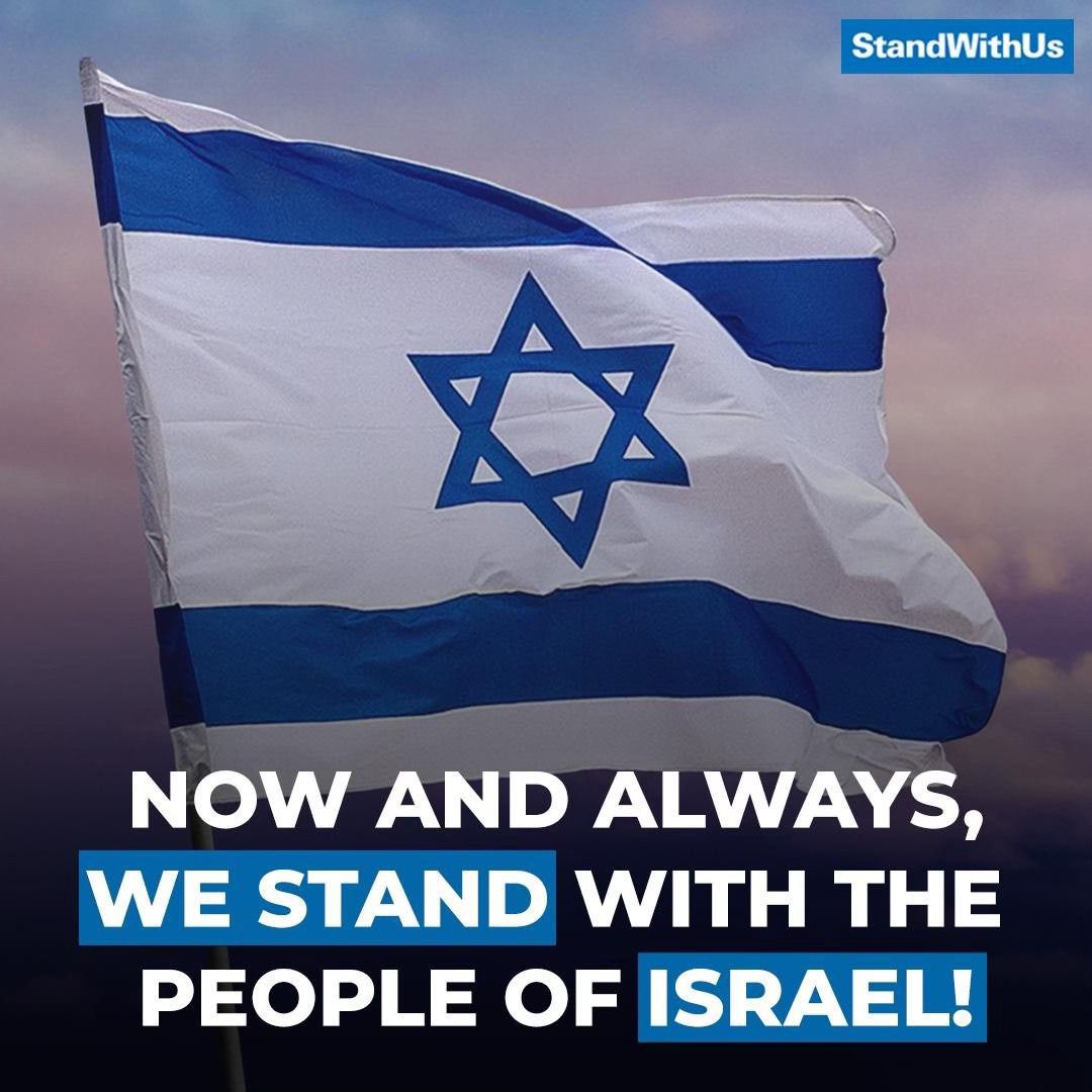 The people of #Israel are resilient. Now and always, we stand with them. Am Yisrael Chai; the people of Israel live!🇮🇱