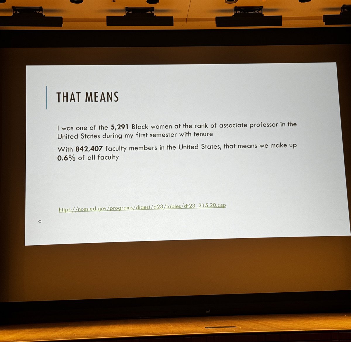 When people gaslight you about the overwhelming whiteness of the academy… go back to the data.