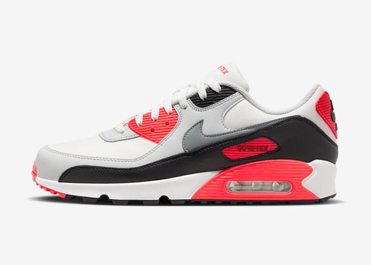 Ad: Nike Air Max 90 Gore-Tex ‘Infrared’ on sale for $95 + FREE shipping, use code SPRINGKICKS => bit.ly/3U41D1K