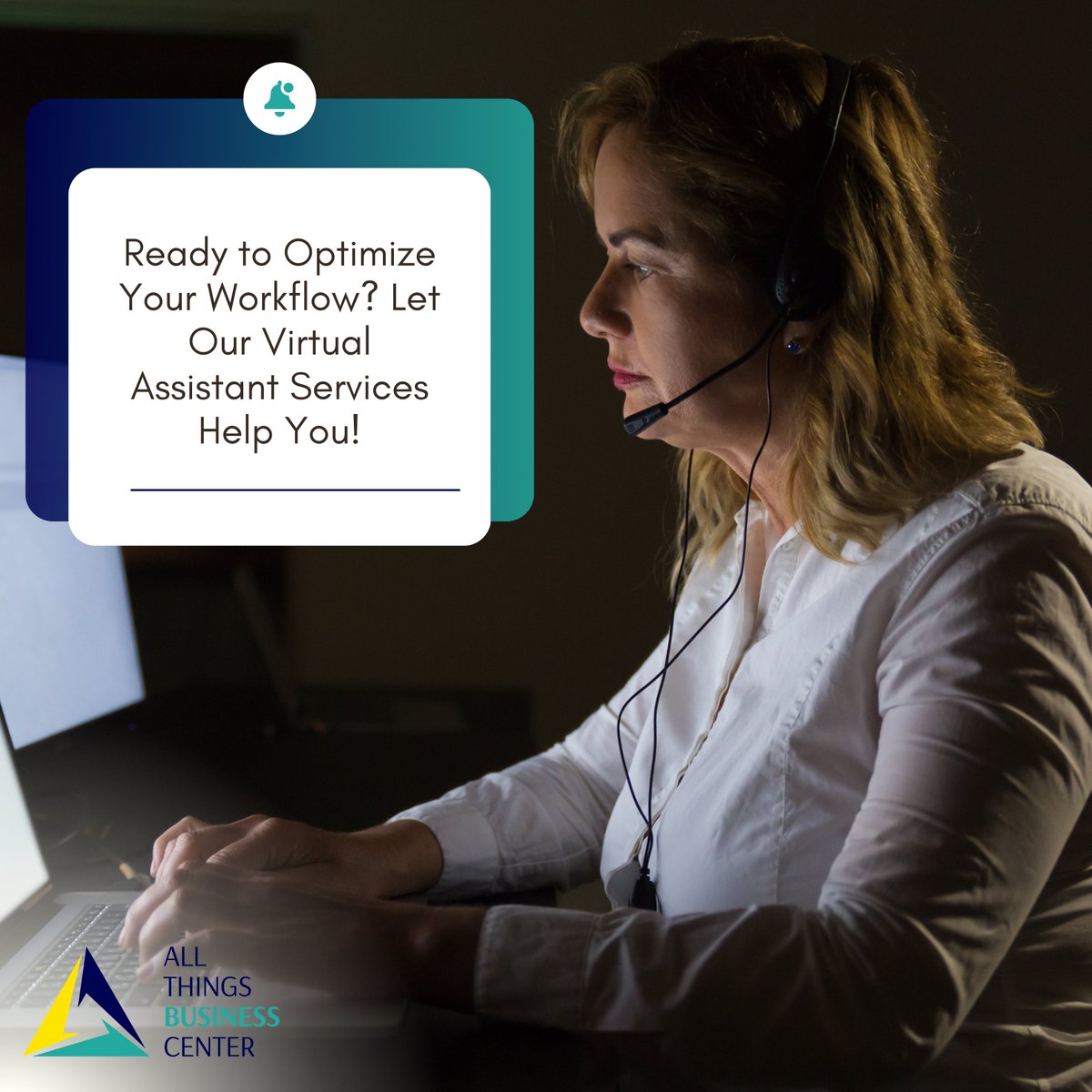 atbcenter's tweet photo. Simplify your workload and amplify your impact with our expert virtual assistants. 
From scheduling to strategic support, we're here to make your life easier. 

Let's work smarter, not harder, together. 
.
Contact us for more info! https://t.co/iXuaxKgxf0
.
#virtualassistant https://t.co/1YY9qmN8t1