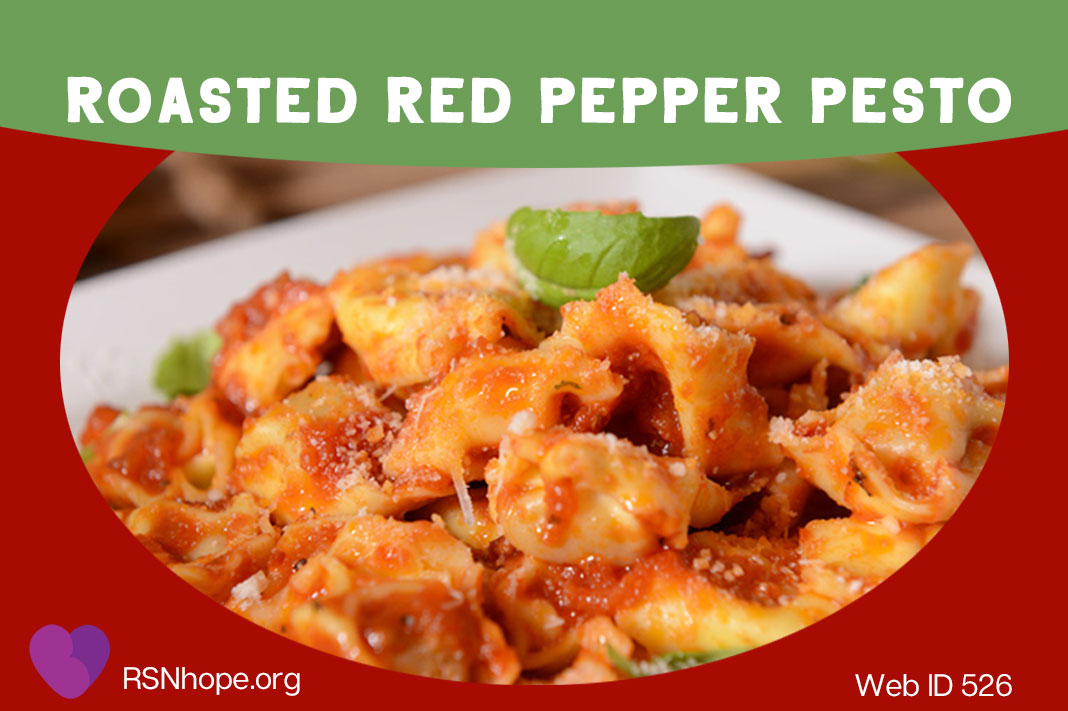 Following a kidney-friendly diet often means cutting out your favorite comfort foods. If pasta sauce is on your don't list, try this roasted Red Pepper Pesto tastes great on any pasta. ow.ly/krwB50RczsA