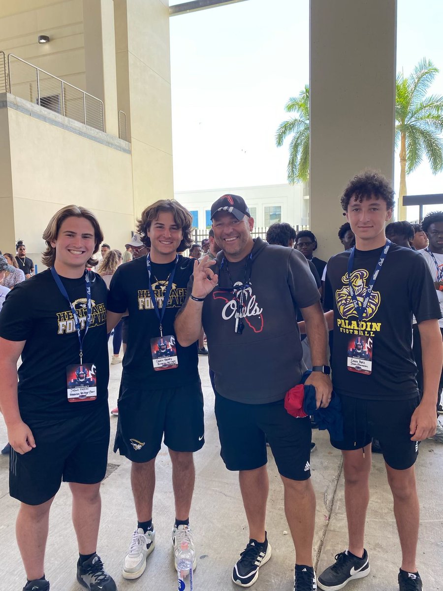 Gavin Katz (@gavinkatz2025) on Twitter photo Had a great time at the <a href="/FAUFootball/">Florida Atlantic Football</a> spring game. Thank you <a href="/chadlunsford/">Coach Chad Lunsford</a>
<a href="/KornblueKicking/">Brandon Kornblue</a> <a href="/larryblustein/">Blustein Recruiting</a> <a href="/PrepRedzoneFL/">Prep Redzone Florida</a> @CoachErskin Had a great time at the <a href="/FAUFootball/">Florida Atlantic Football</a> spring game. Thank you <a href="/chadlunsford/">Coach Chad Lunsford</a>
<a href="/KornblueKicking/">Brandon Kornblue</a> <a href="/larryblustein/">Blustein Recruiting</a> <a href="/PrepRedzoneFL/">Prep Redzone Florida</a> @CoachErskin