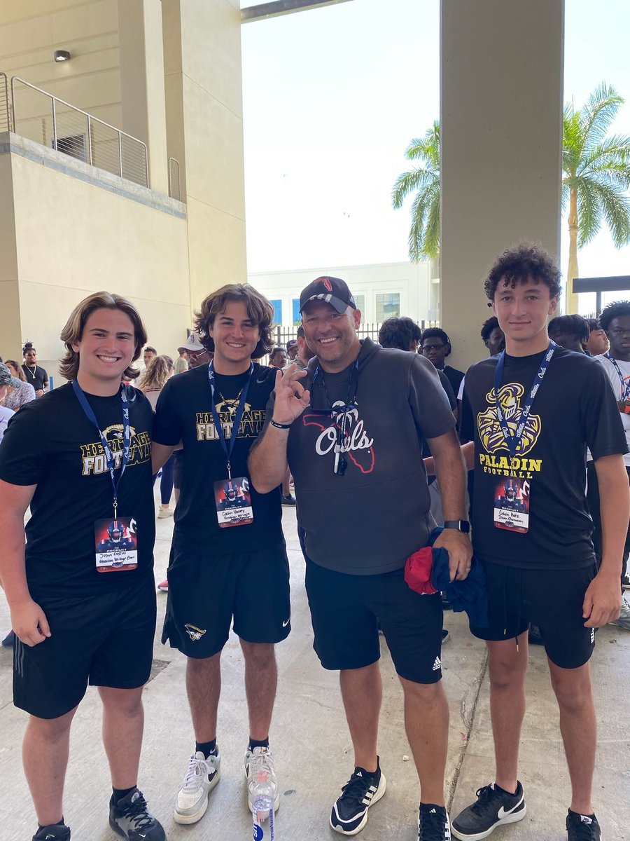 Had a great time at the @FAUFootball spring game. Thank you @chadlunsford @KornblueKicking @larryblustein @PrepRedzoneFL @CoachErskin