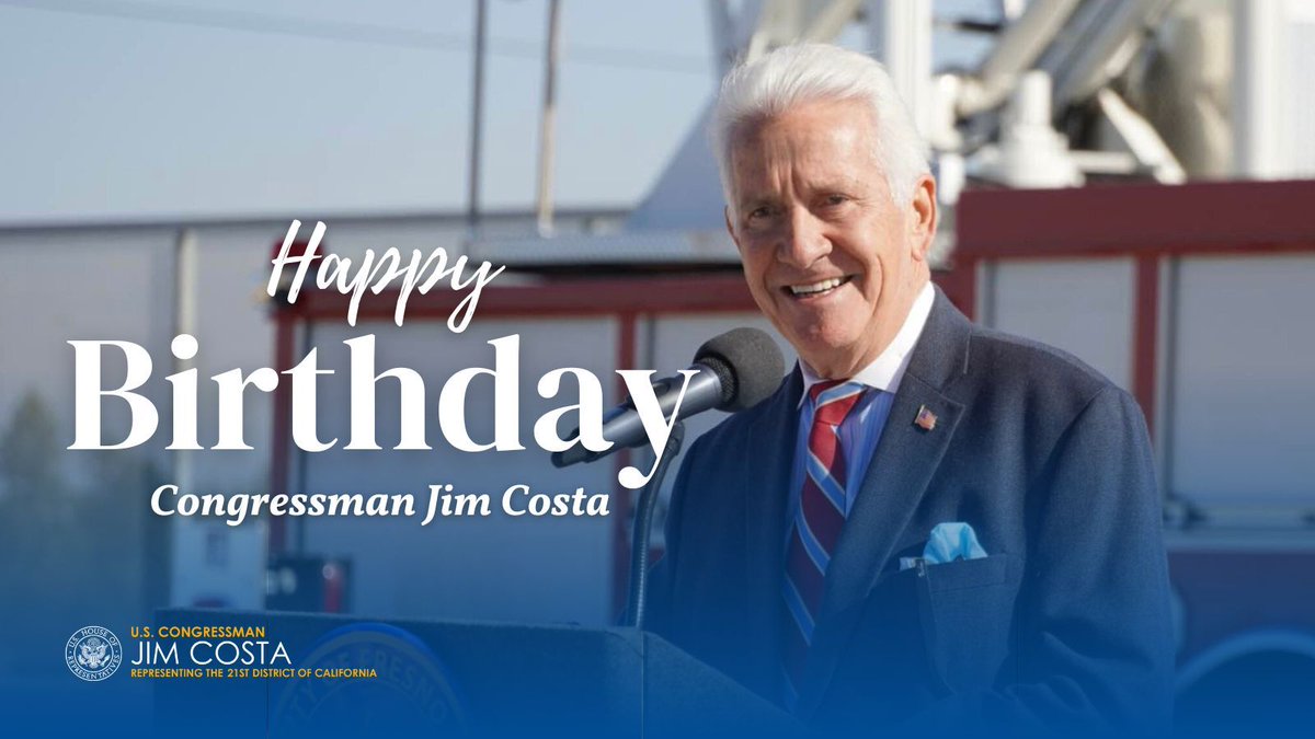 #TeamCosta here. Join us in wishing our boss a very Happy Birthday! We’re honored to do this work with you on behalf of the people of the San Joaquin Valley. Happy Birthday boss!
