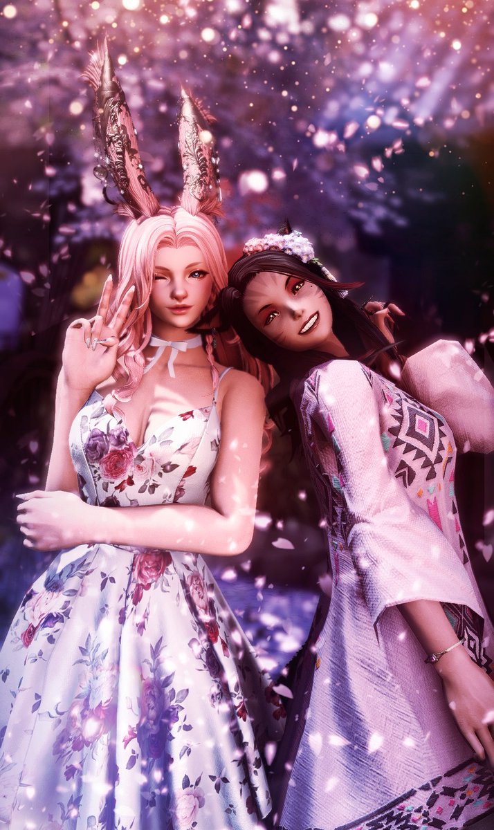julietteffxiv's tweet photo. Thanks for hosting @Lumeria_deBorel! I snuck in a picture with you 🩷

#flowerfestap https://t.co/Osx1SETu09