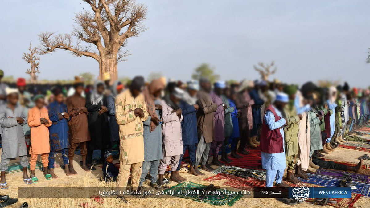 As with several other IS activities and propaganda that made a comeback this year after an absence in 2023, IS has started releasing images of its militants celebrating Eid. First batches, unsurprisingly, came from ISWAP (NE Nigeria & Lake Chad area)