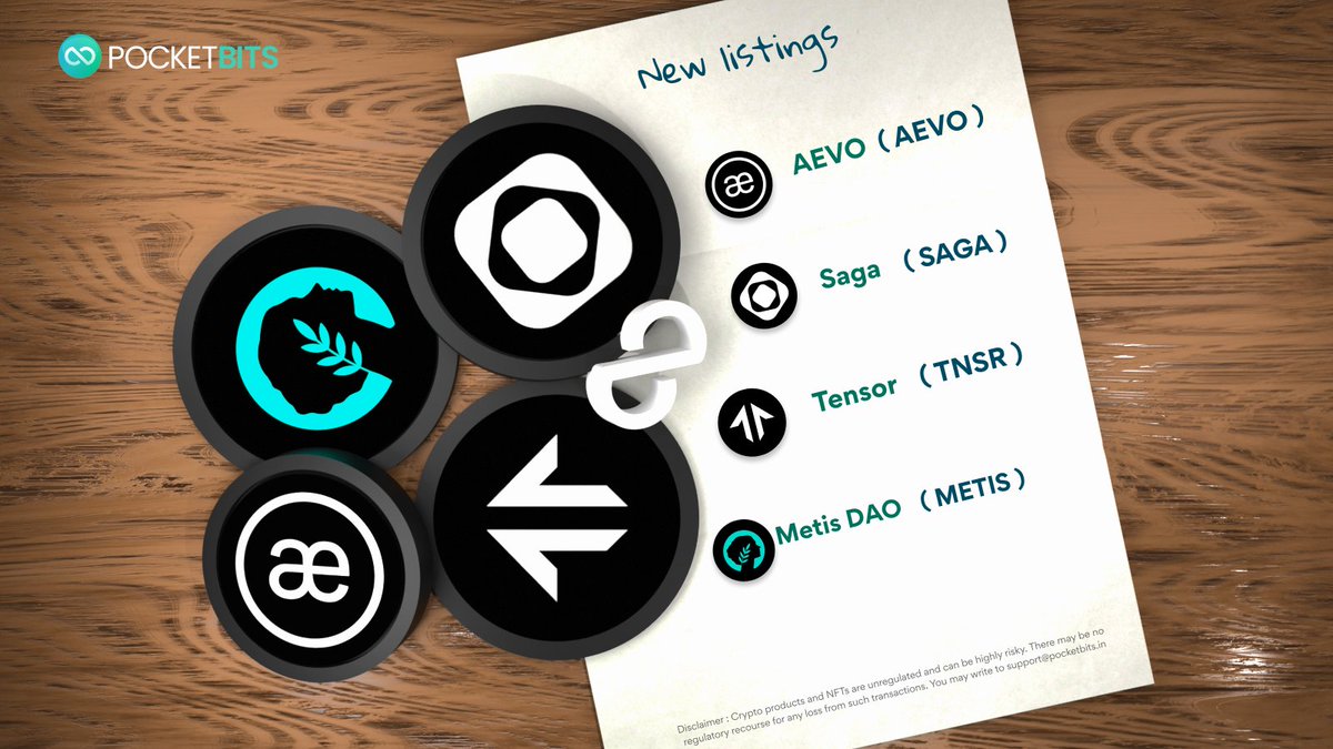 Embark on the #SAGA of cryptocurrency with us!
New digital assets &amp; new possibilities  with PocketBits.