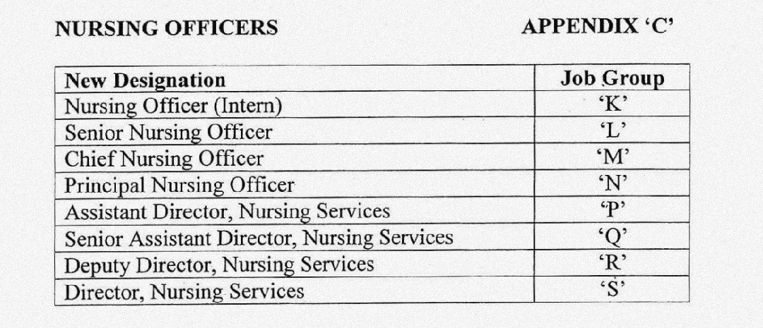 The nursing scheme of service clearly indicates that a nursing intern belongs to Job group 'K' and should be paid according to that job grp!All we ask is the scheme to be upheld
#Followthenursingschemeofservice
#NursesMarchKE