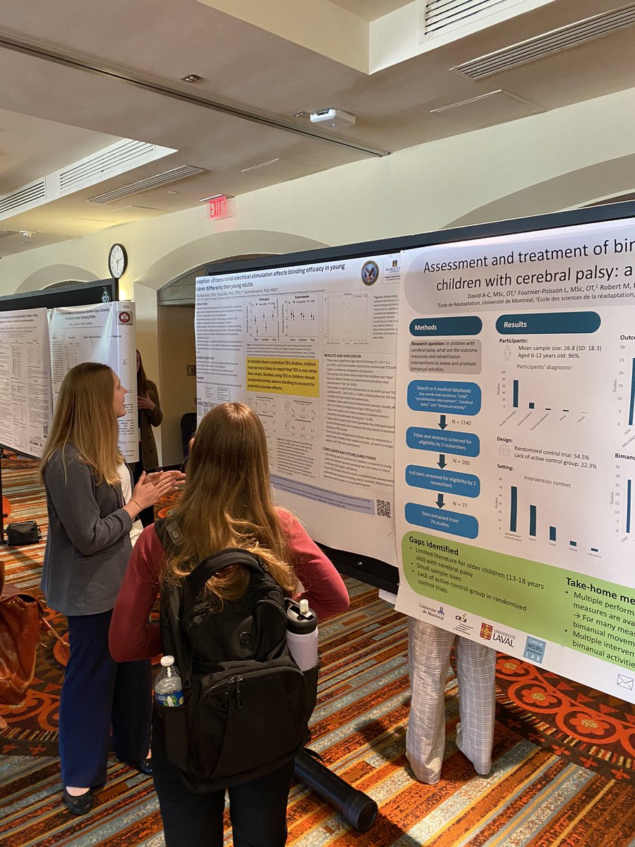 Awesome job presenting your work and representing @MarquetteOT @MarquetteCHS at your first #ASNR meeting, Sophie! An all-around fantastic meeting as always #ASNR2024