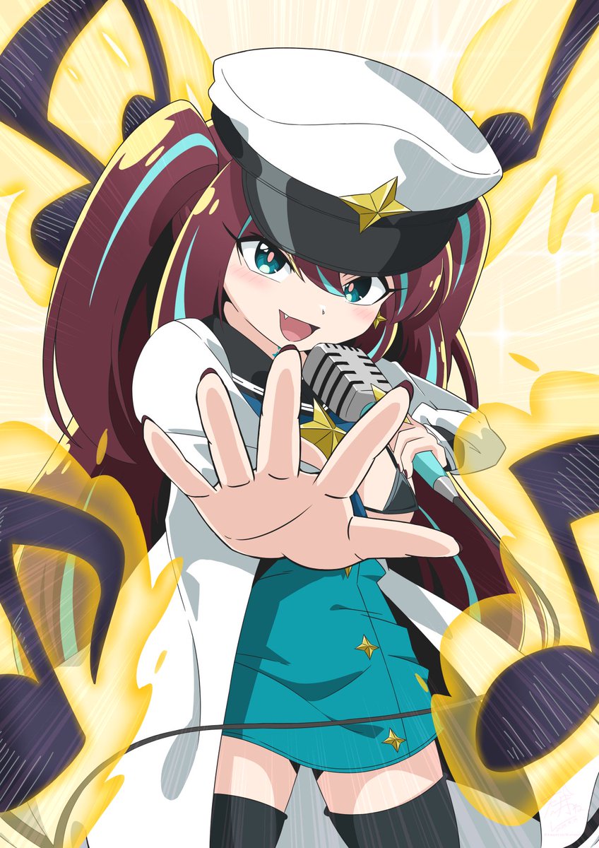 AmatsukiKurone's tweet photo. #魔法少女にあこがれて #まほあこ 
ロコムジカ、オンステージ！！
ヴォワ・フォルテ！！！ https://t.co/tTwDAFmnOO
