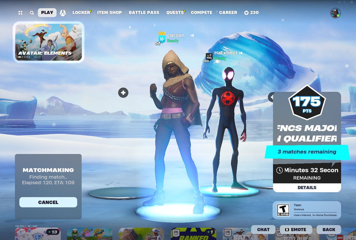 qualed an hour early, very competitive round