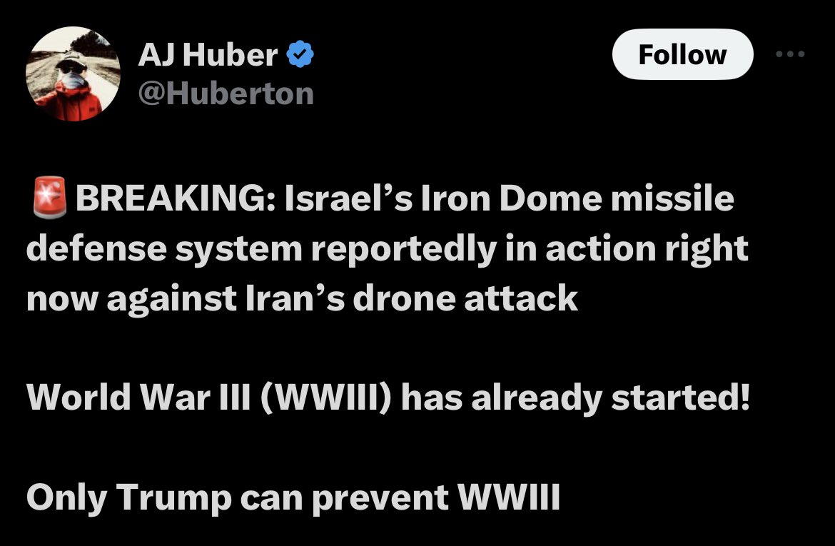If WWIII has “already started,” how is Trump going to prevent it?