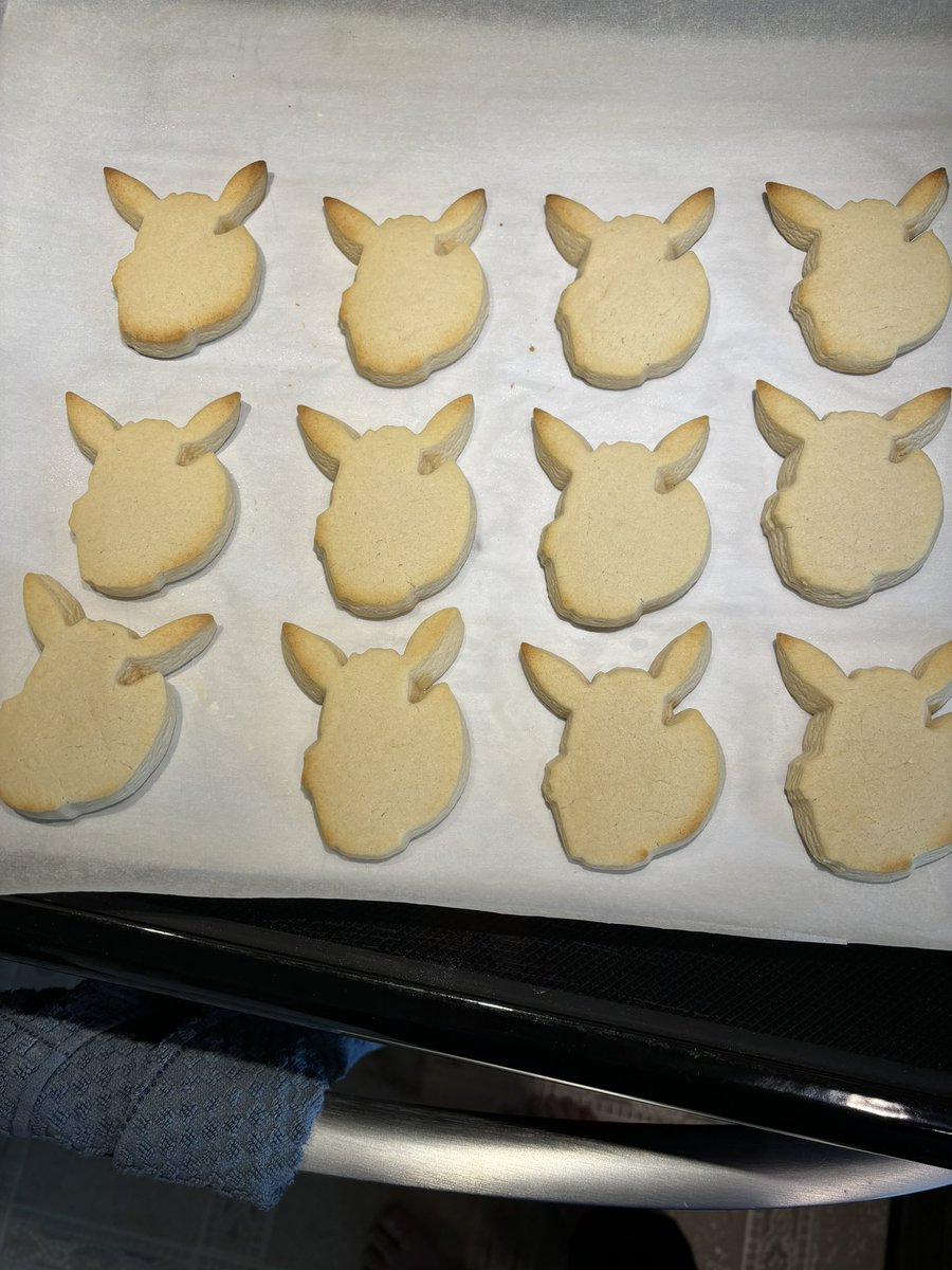 KimiJ133's tweet photo. Made sugar cookies and royal icing for the first time. It was a process that took time, but I like the end result.
#pokemon #pokemoncookies #eevee #イーブイ https://t.co/aqMju98JhZ