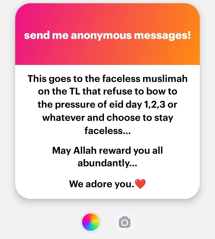 To the faceless Muslimah.
Una go dey pay me for using my medium now.