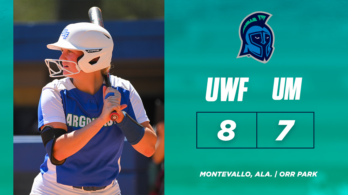 FINAL: UWF 8, Montevallo 7

THE ARGOS (31-12, 18-6) COMPLETE THE COMEBACK WITH A HUGE SEVENTH INNING!! UWF is now on a 17-game win streak after the nail biter victory. Fifth-straight series sweep!

Next, the Argos have a HUGE road showdown with No. 17 Auburn-Montgomery!

#GoArgos