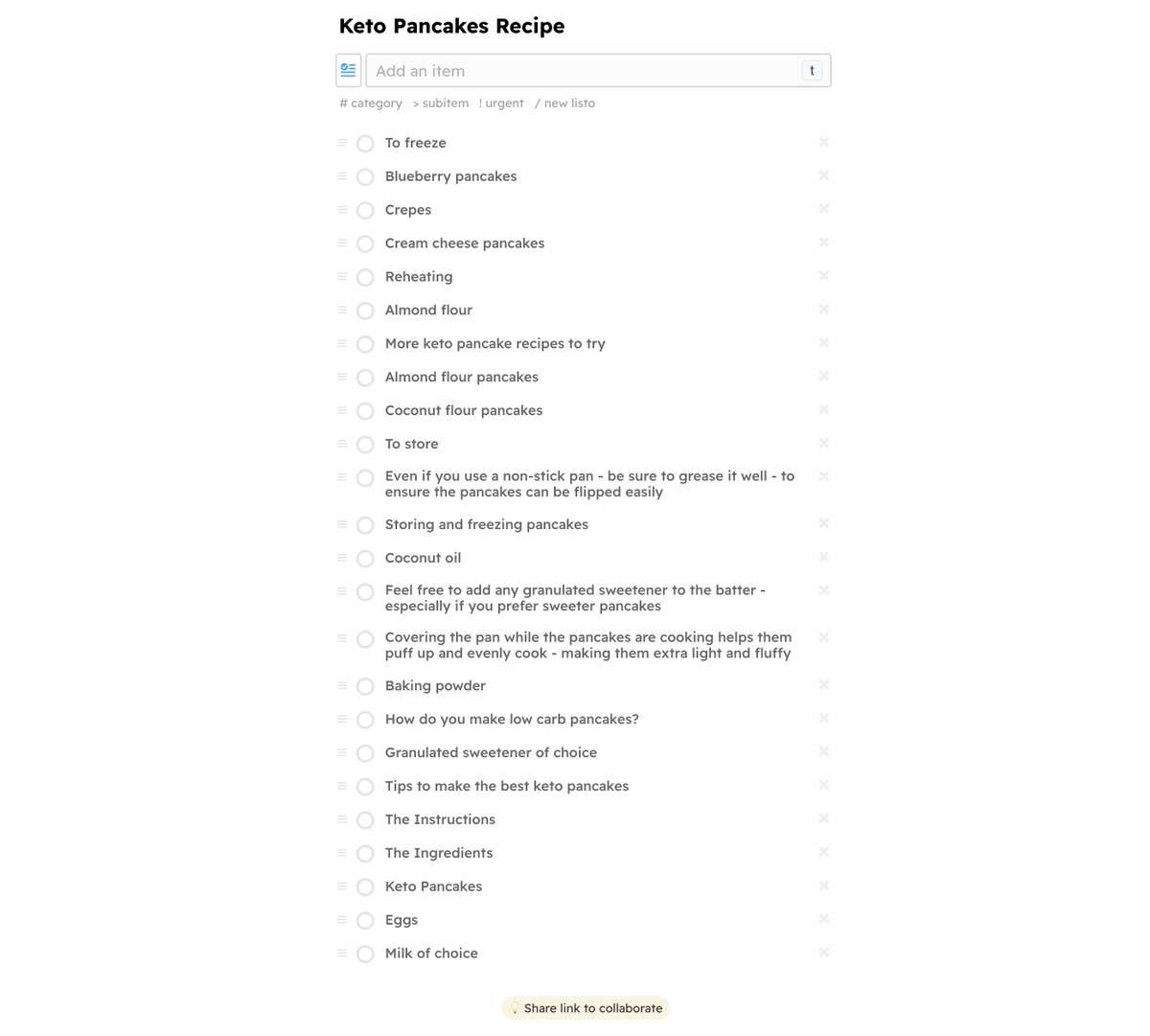 Listo - Checklist Maker (Free, No Sign-Ups) tweet media