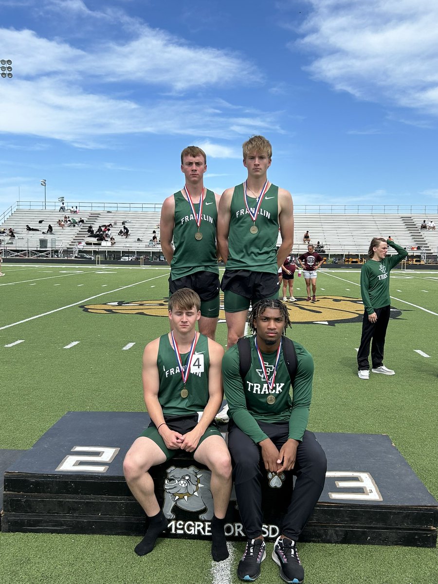 Area champions in the 4x2. Regional qualifier