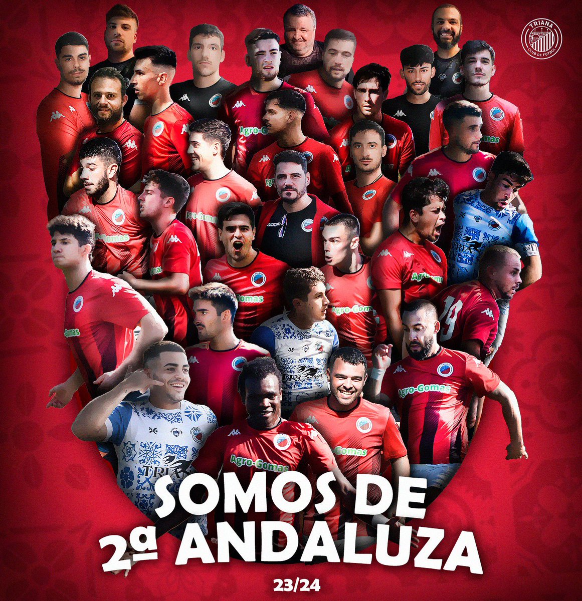 TrianaCF19's tweet photo. ¡VAMOOOOOOOOOOOOOS! ❤️🖤

EL TRIANA CLUB DE FÚTBOL LOGRA MATEMÁTCAMENTE EL TÍTULO DE CAMPEÓN Y ASCIENDE 3 TEMPORADAS DESPUÉS A 2ª ANDALUZA.

¡𝗟𝗢 𝗛𝗘𝗠𝗢�� 𝗖𝗢𝗡𝗦𝗘𝗚𝗨𝗜𝗗𝗢! 

#SueñoDeBarrioyCantera https://t.co/Xqz2GjcKZ0