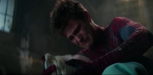 Rewatching Amazing Spider-Man 2 (2014). Garfield is an amazing Peter/Spidey. Love this movie and would love to see an ASM3 w/ Garfield &amp; Marc Webb directing. But it’s so hard to get past the gut punch of Gwen’s death. Garfield &amp; Stone were magic. Canon be damned, I wish she lived