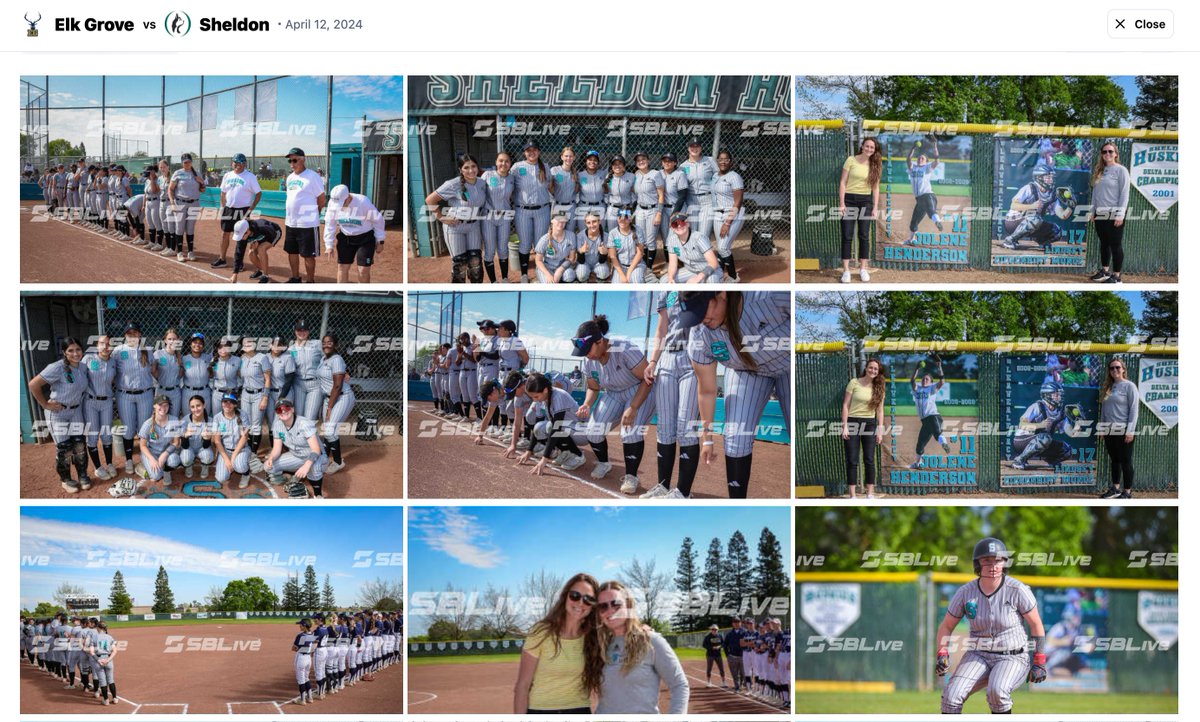 View and BUY high-quality 📸 by @RalphThompson1 of @softball_elk vs @Sheldon_HS in which former Huskie legends @Jolenecal54 and Lindsey Ziegenhirt were honored! @coachtruesdale @CalSB @USASoftball @SBLiveSports scorebooklive.com/photo-gallerie…