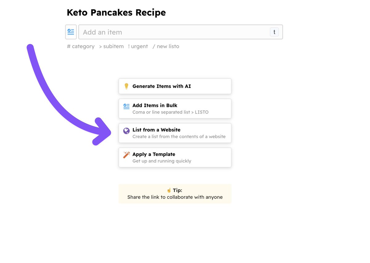 Listo - Checklist Maker (Free, No Sign-Ups) tweet media
