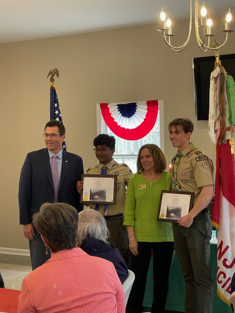 Celebrating Eagle Scouts Eashan Iyer and Tyler Geddes