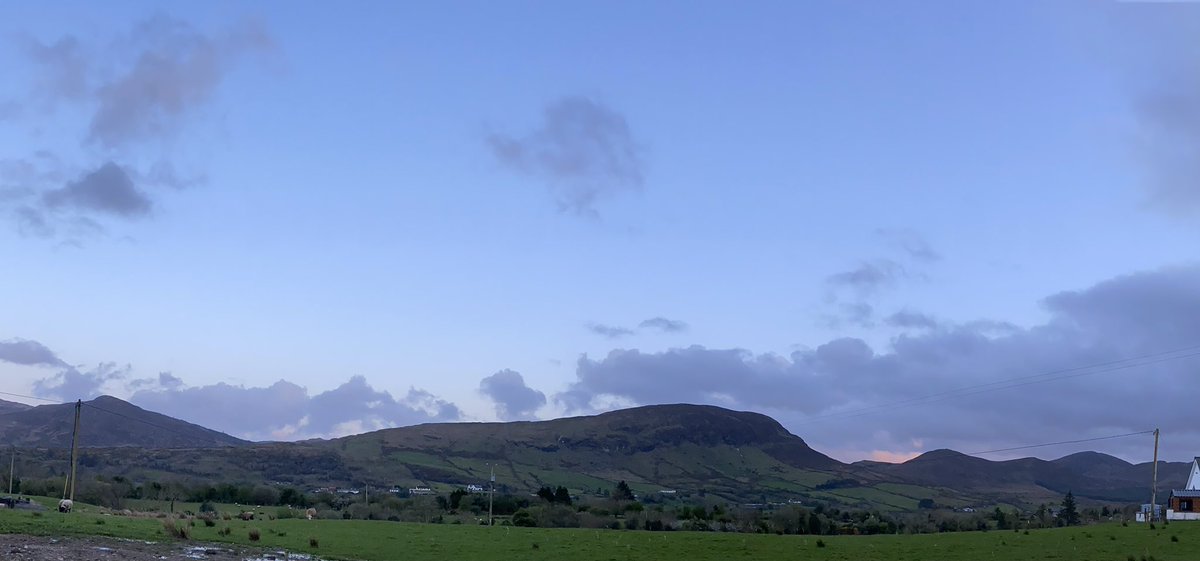 This is my view this evening. North Mayo looking good.