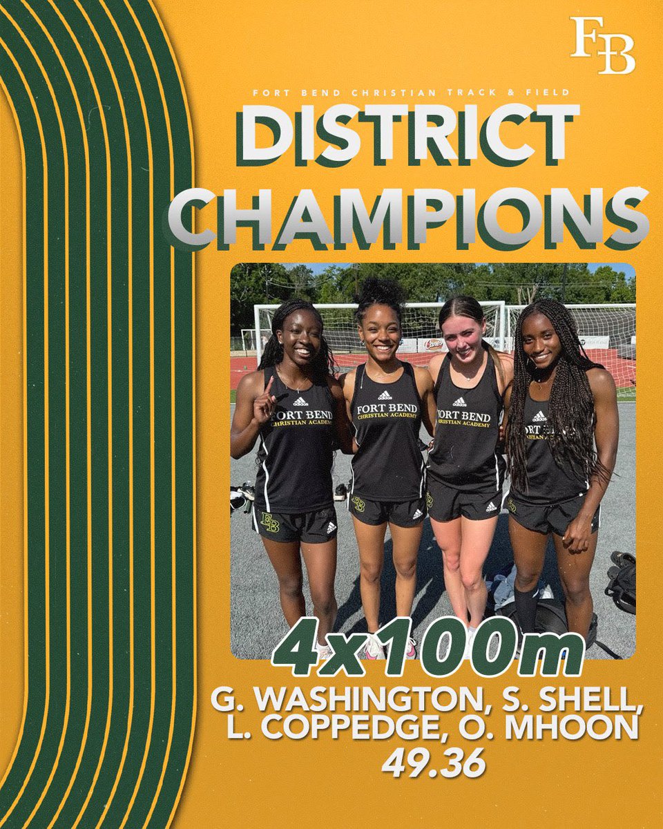 Girls 4x100 - District Champions! 👏🏼 #ProtectTheNest