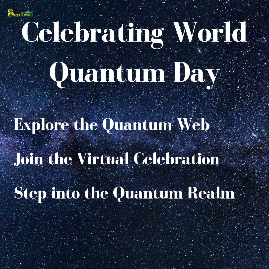 Celebrate #WorldQuantumDay!   It's not magic, it's the bizarre & fascinating science of the microscopic world.  Unlock its potential & explore mind-bending concepts!  Join the quantum revolution! #QuantumMechanics #Science #Future
buzztowns.com/world-quantum-…