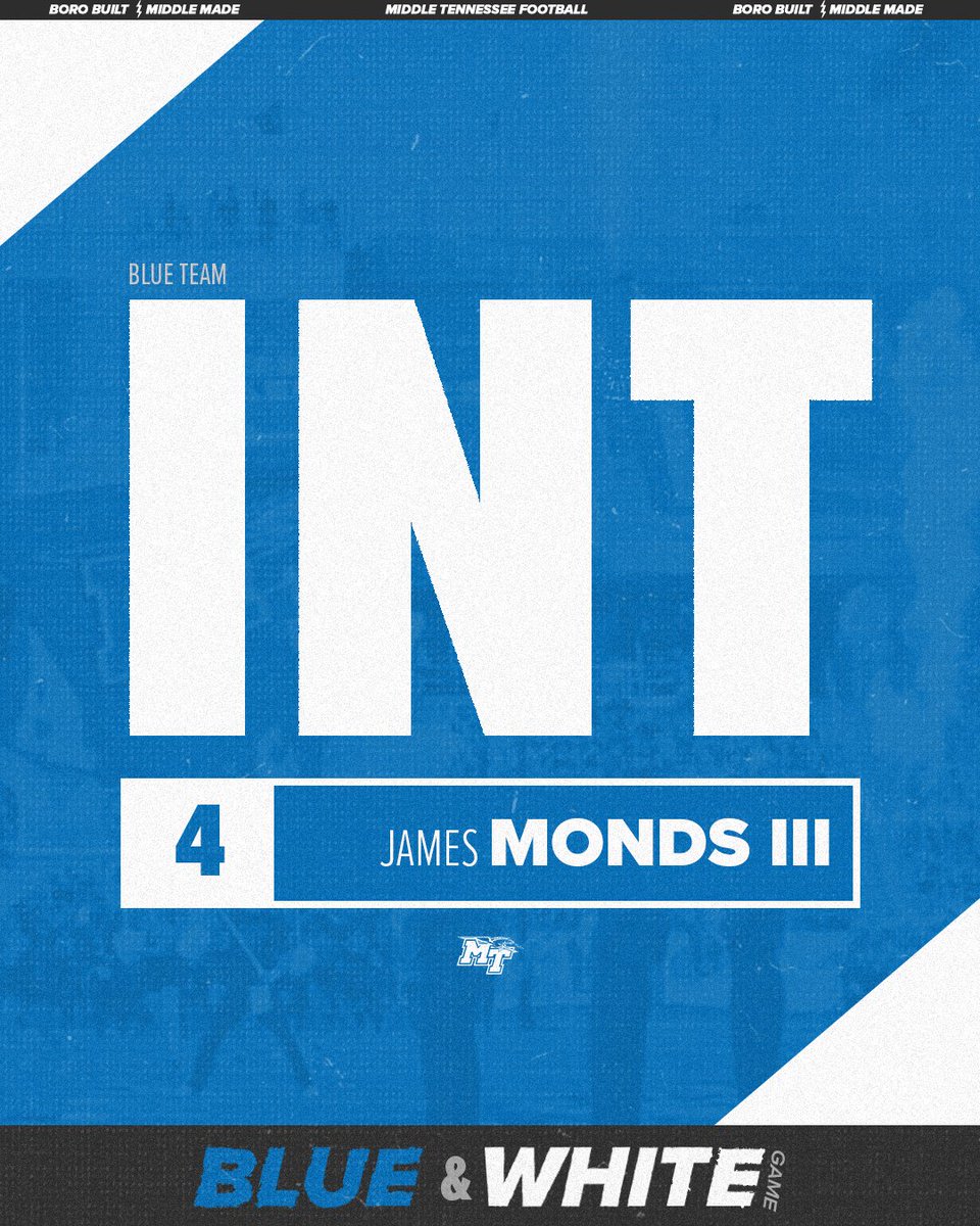 Diving interception by @MondsJames will put this game on ice 🧊 1:29 4Q Blue Team: 20 White Team: 7 #BoroBuiltMiddleMade