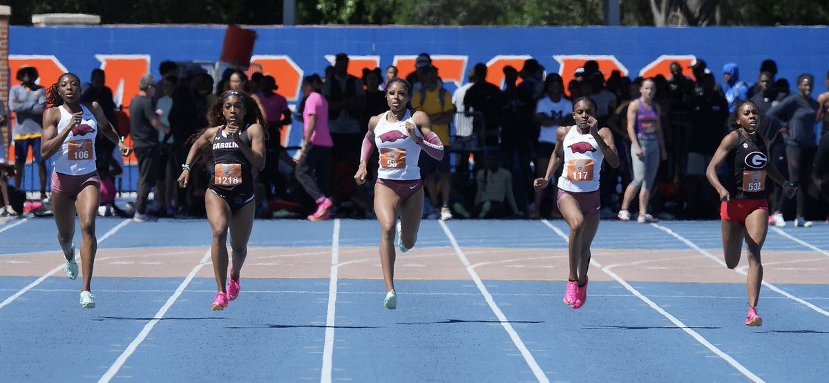 2024 Florida Tom Jones Memorial 400m Invite | Section 1 1) 49.95 Kaylyn Brown [PR, No. 2 UA] [No. 6 collegian all-time] 3) 50.08 Amber Anning [PR, No. 3 UA] [No. 11 collegian all-time] 4) 50.13 Nickisha Pryce [PR, No. 4 UA] Brown is a freshman, not U20 Anning No. 7 British