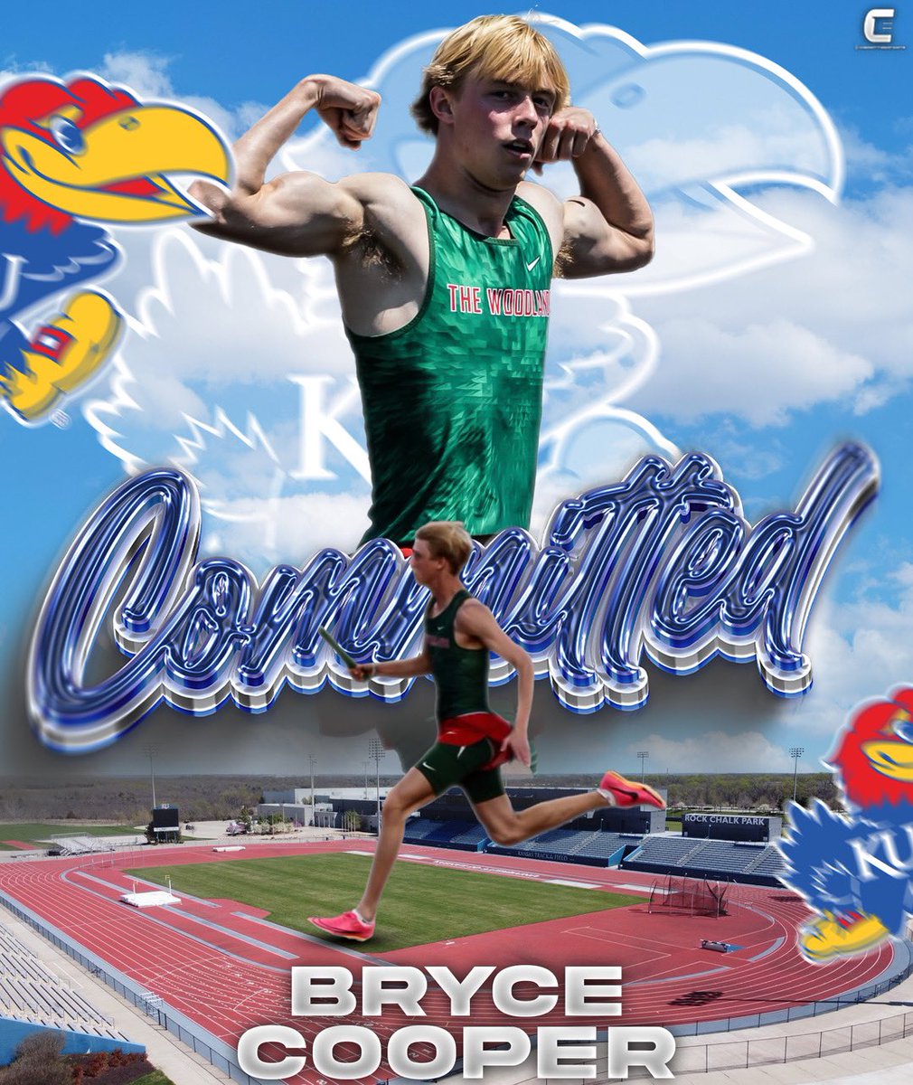 All glory to God!

I am extremely blessed and honored to announce my commitment to continue my academic and athletic career at the University of Kansas! 
I would like to thank my family,coaches,and friends who’ve helped meet reach my goals.
Rock Chalk💙❤️#committed