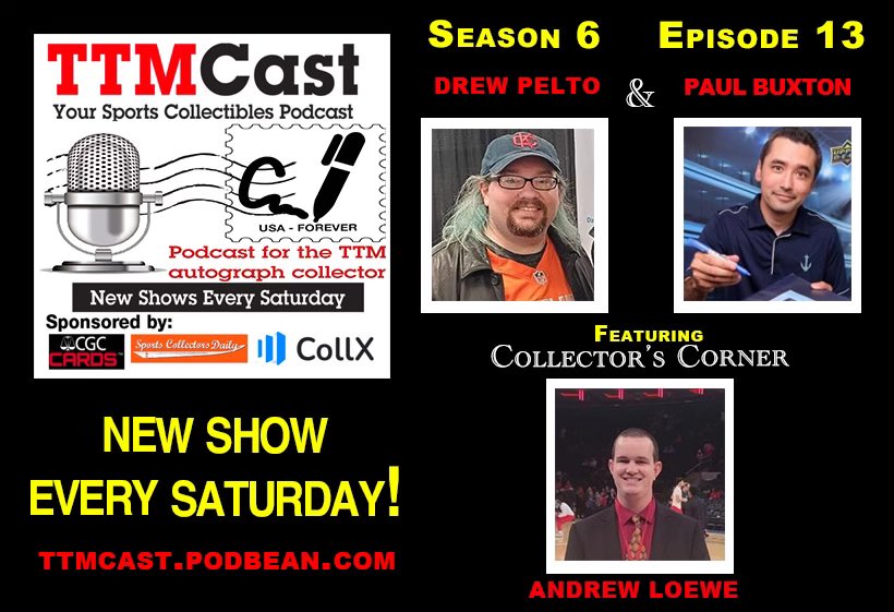This episode features a special guest cohost, Paul Buxton @paulbux! We've got a fantastic Collector's Corner segment with Andrew Loewe this week! Drew @DFWGrapher is also joined by @gemrate 's Ryan Stuczynski for our exclusive Big 3 Segment.  Lucky Baker's Dozen ep 13 of S6!