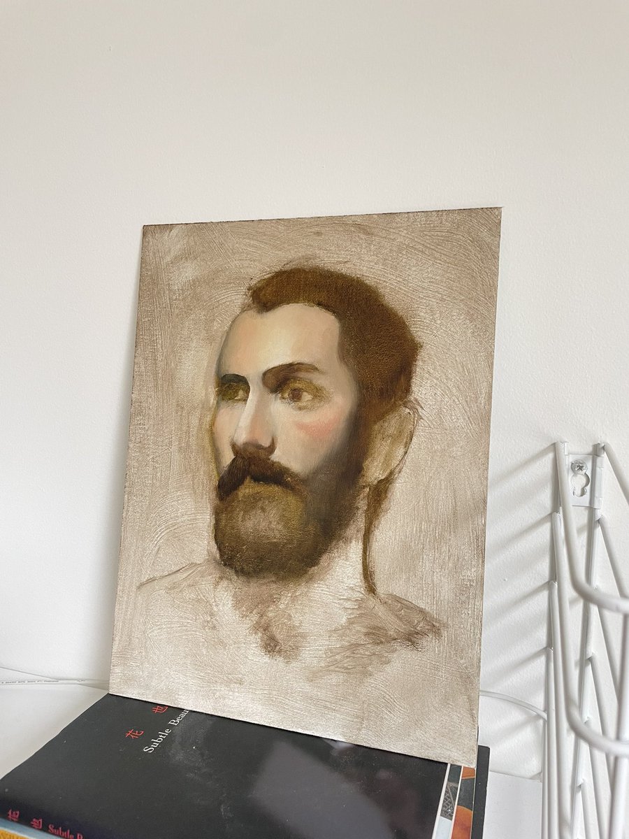 Underpainting ! Week three of the portrait painting bootcamp @ArtGain