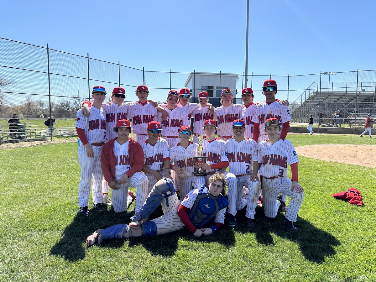 Dick Reese Champions !! Wins over Kankakee Valley 3-1 and John Glenn 9-4 . Great Weekend Eagles 🦅.
