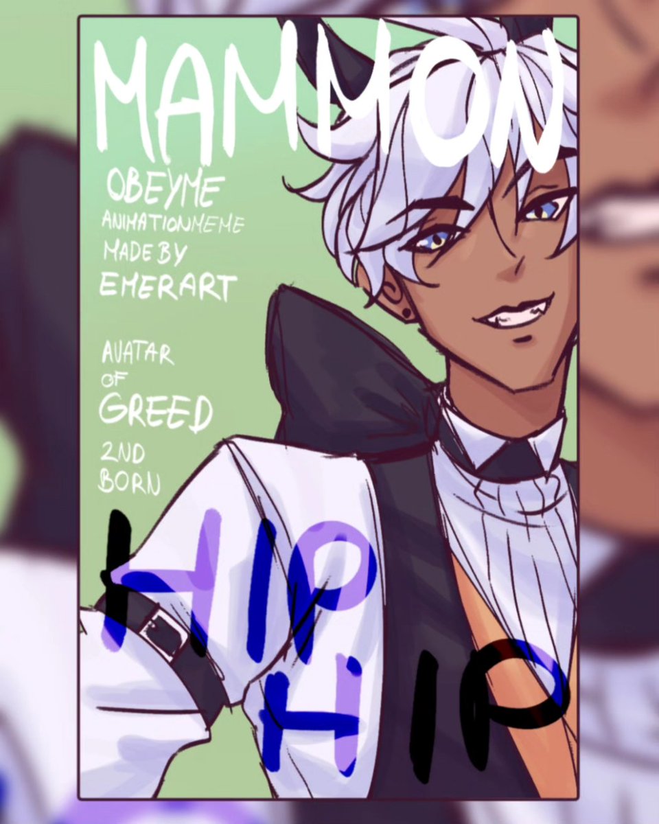 _EniiEmera_'s tweet photo. A few artworks of Mammon for an animation meme~
#obeyme #obeymefanart #obeymemammon https://t.co/71cmuBPEcv