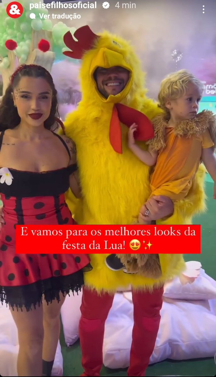 Paulinha e sempre super criativa arrasa demais estão lindos ❤️ 👏👏👏👏