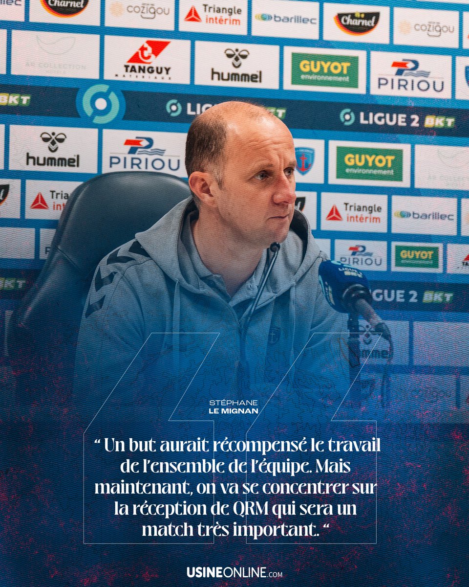 USConcarneau's tweet photo. 🗣️ La réaction de 𝗦𝘁𝗲́𝗽𝗵𝗮𝗻𝗲 𝗟𝗲 𝗠𝗶𝗴𝗻𝗮𝗻 en conférence de presse 🎙️

#USCASC https://t.co/EY3cP8v4Bj