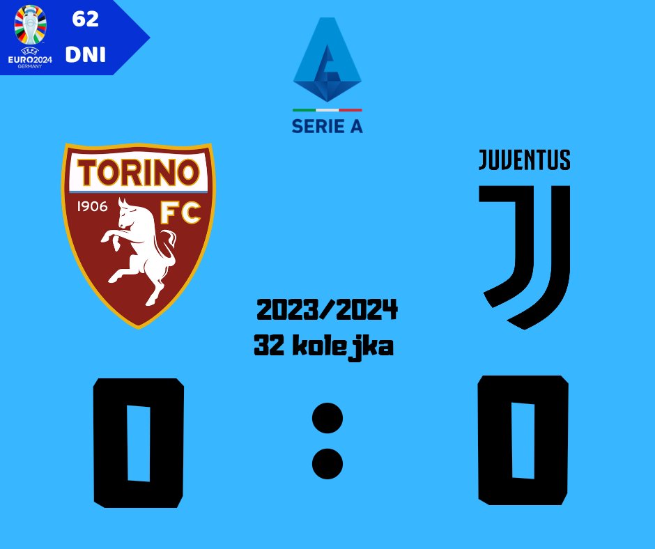 #TORJUV

Bezbarwne Derby Turynu kończą się bezbramkowym remisem! ⚽

🟤⚪ Torino 0:0 Juventus ⚪⚫