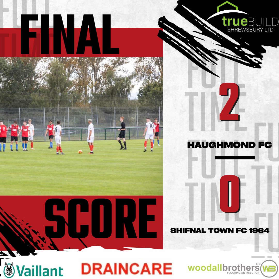 Full Time Haughmond back to winning ways with a comfortable win against Shifnal. Shifnal started the game well and created chances, however Haughmond stood strong and rode the wave. Mond managed to edge ahead at the end of the first half with a goal through Tom.