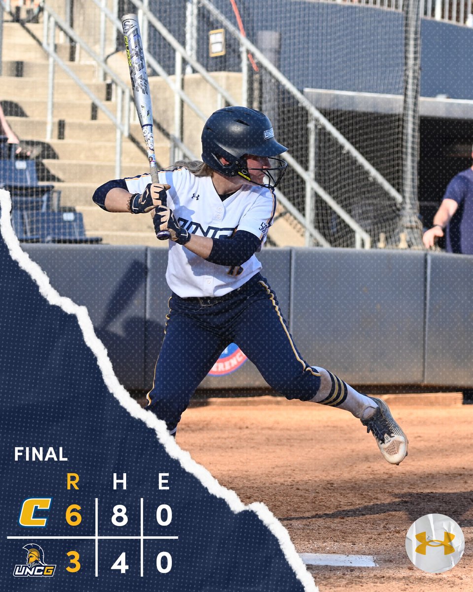 FINAL UNCG - 3 Chatt - 6 First pitch for game 2 - 4:10 PM #letsgoG