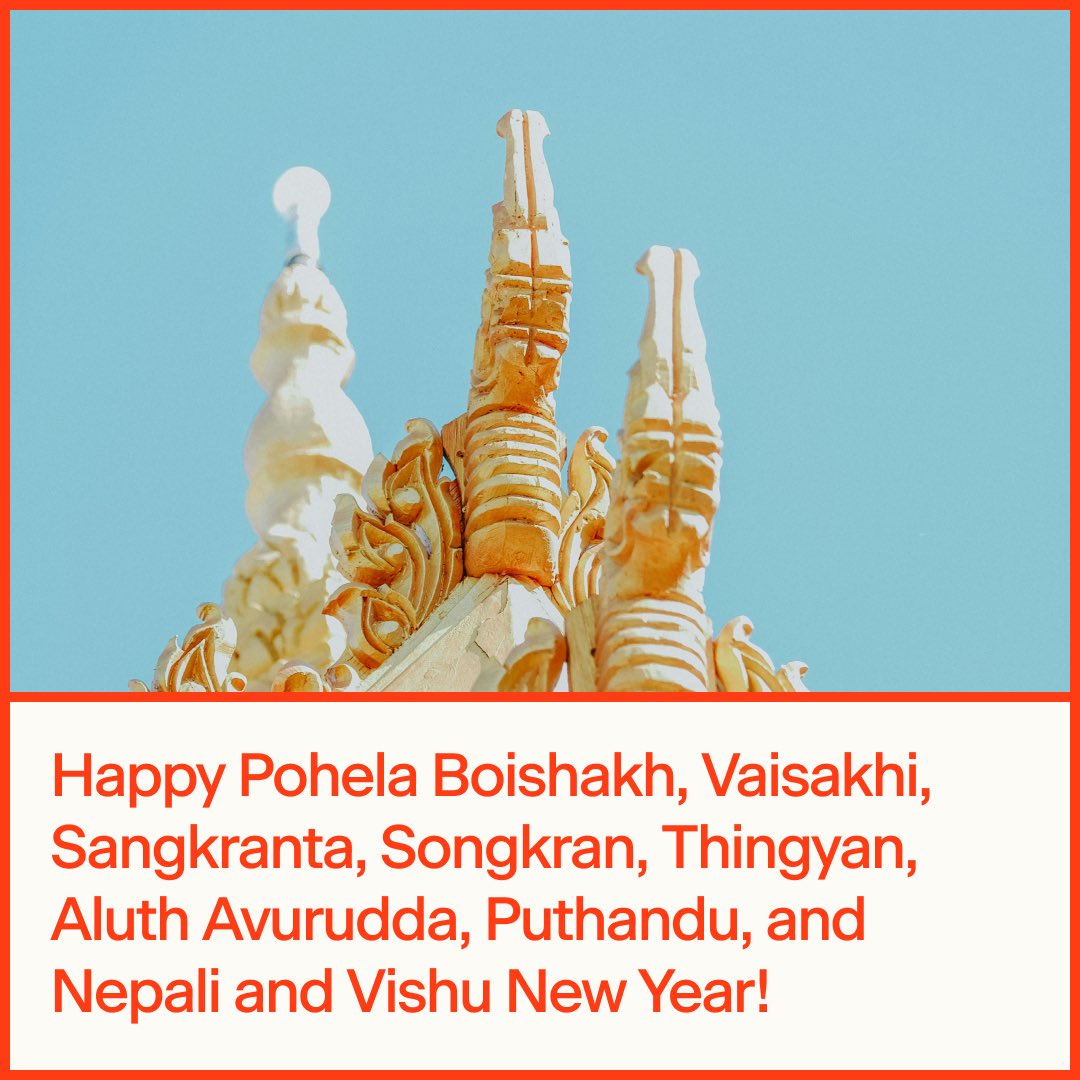TAAF joins our South Asian and Southeast Asian friends in celebrating the new beginnings that come with the new year. Happy Pohela Boishakh, Vaisakhi, Sangkranta, Songkran, Thingyan, Aluth Avurudda, Puthandu, and Nepali and Vishu New Year!