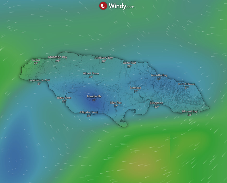 Weather Jamaica tweet media