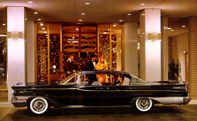 She: 'You said we were going out for curry, so I dressed appropriately.' 1959 Mercury Park Lane. #eating #eatingout #EatingMindfully #Foodie #FoodInsecurity