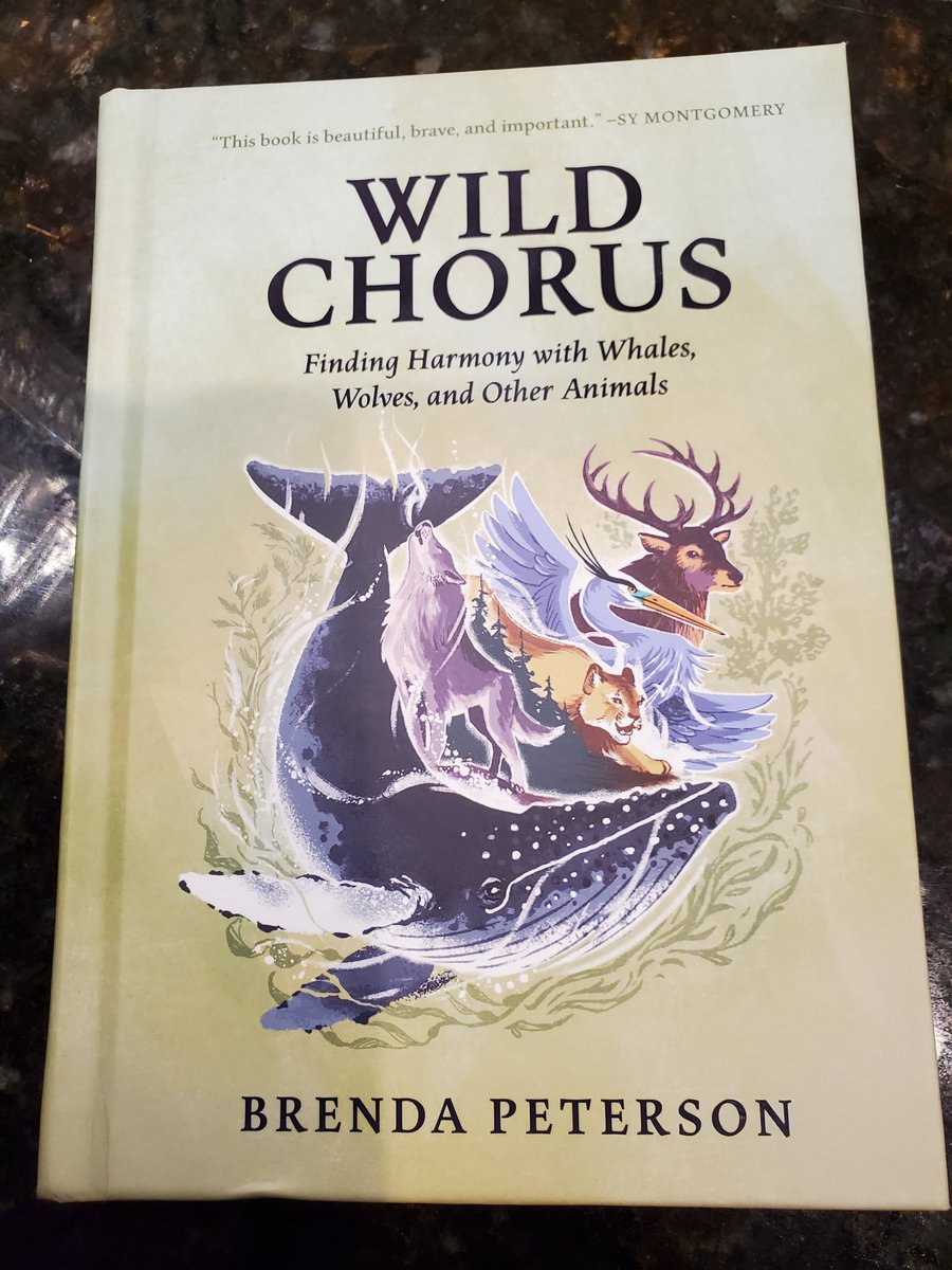 Brenda Peterson's new 📖 #WildChorus is wonderful! Beautifully written, it takes us on her adventures as an 'animal apprentice,” revealing a love & lifelong quest of a deeper understanding of other species. Highly recommend! @BrendaSPeterson @MtNeersBooks amazon.com/Wild-Chorus-Fi…