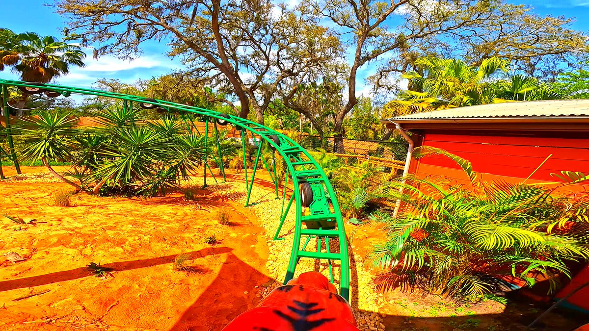 Ride the Tasmanian Tiger roller coaster at ZooTampa in the HyperView field of view perspective: youtube.com/watch?v=2d4MfY…