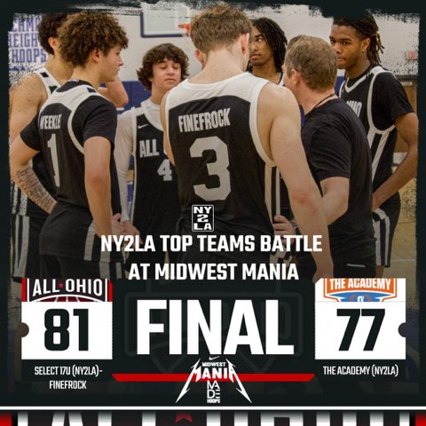 All Ohio Select 17u is loaded with some of the Midwest’s top prospects! GREAT win vs. The Academy. ⁦⁦⁦@Allohioselect⁩