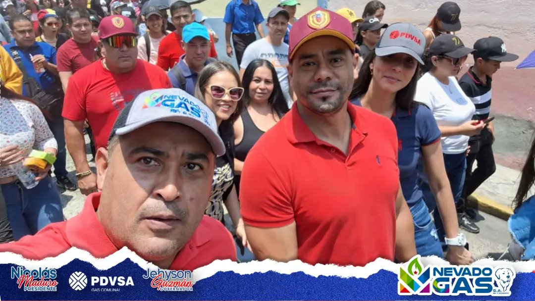 En el marco del 13 de abril

Fuerza laboral nevadista presente en la conmemoración del Día de la Dignidad Nacional

¡Trabajo en Equipo, Victoria Segura!

@NicolasMaduro
@NestorLReverol
@TellecheaRuiz
@JEHYSONGUZMAN
@GabrielQN
#Todo11TieneSu13