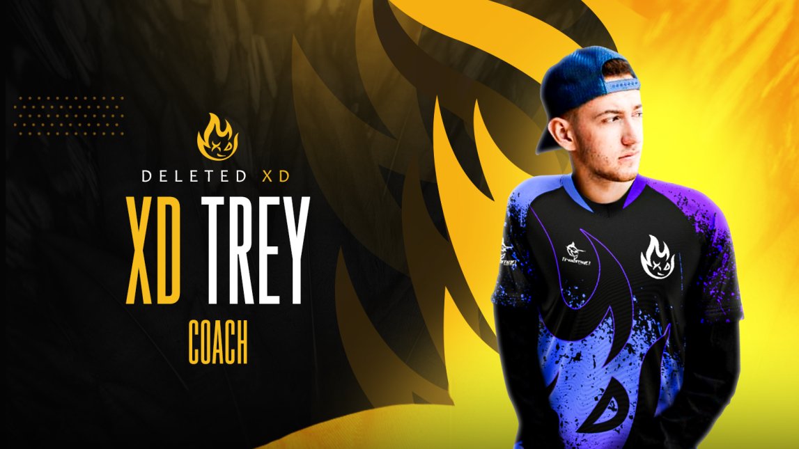 Deleted XD would like to welcome @TreyRL_ as our new coach!!! We're proud to have you 💪💪💪